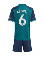 Arsenal Gabriel Magalhaes #6 Alternativní dres pro děti 2023-24 Krátký Rukáv (+ trenýrky)